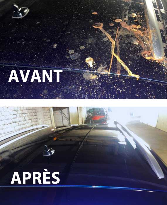 voiture contaminée par la rouille